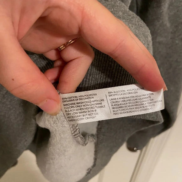 US Polo Assn men’s fleece lined crewneck — large - Picture 5 of 6